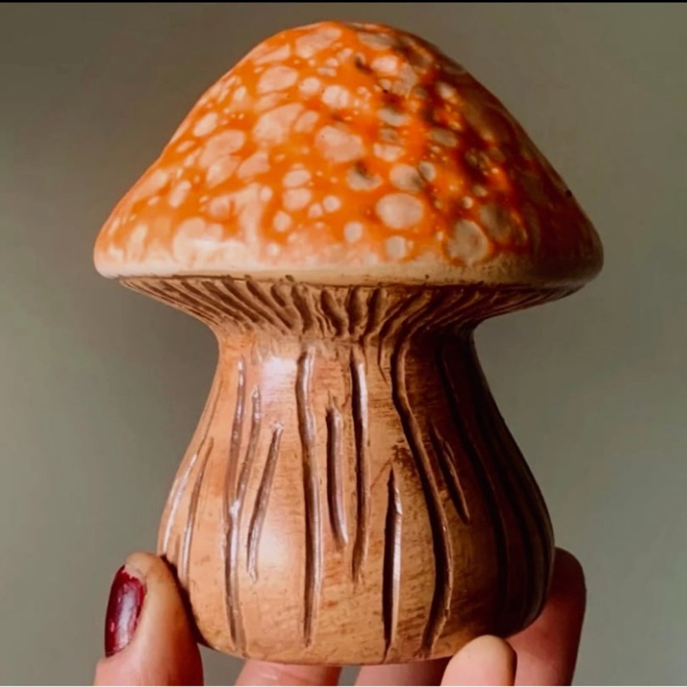 Ceramic Mushroom Decor